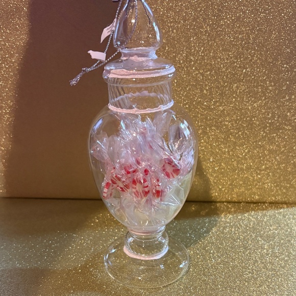 EC Peppermint Candy Jar Ornament - Picture 1 of 3